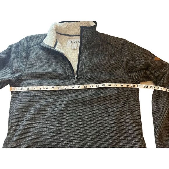 Orvis fleece lined 1/4 zip - Picture 7 of 9